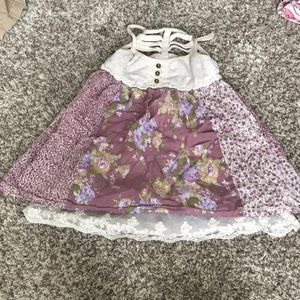 Beautiful spring dress with lace